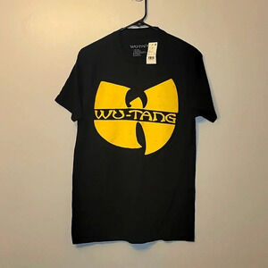 NWT WU-TANG men's small black shirt with original W symbol LOT A6